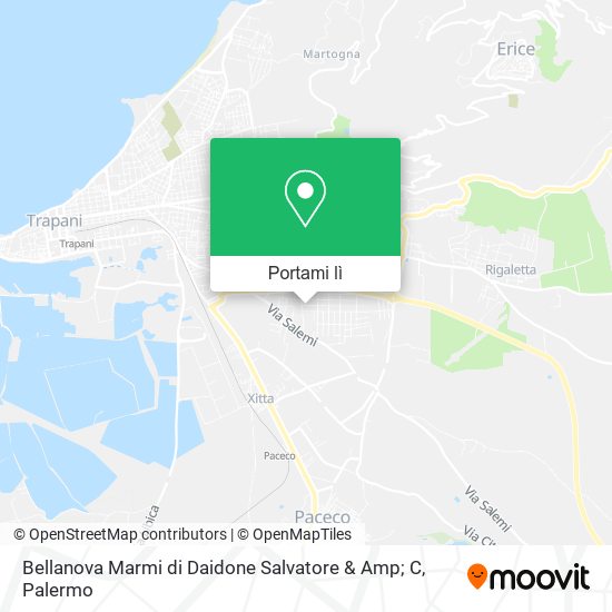 Mappa Bellanova Marmi di Daidone Salvatore & Amp; C