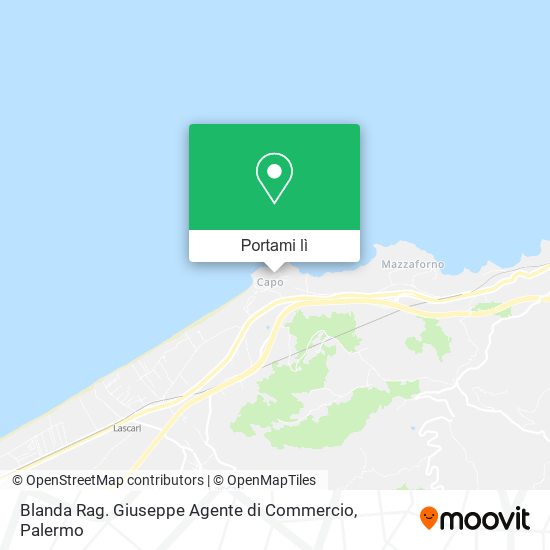 Mappa Blanda Rag. Giuseppe Agente di Commercio