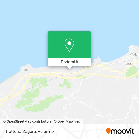 Mappa Trattoria Zagara