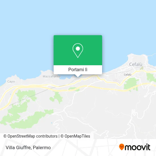 Mappa Villa Giuffre