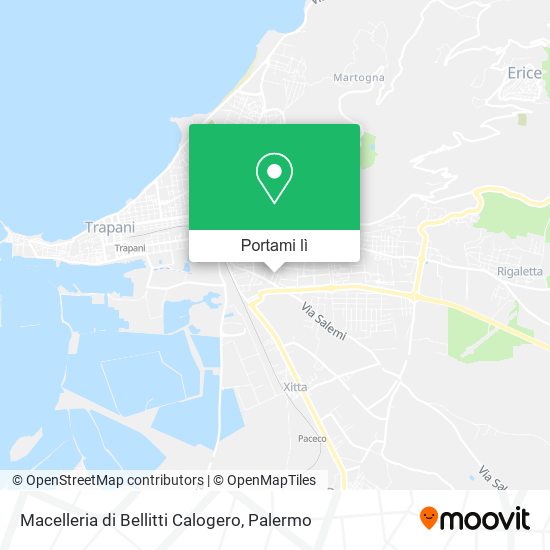 Mappa Macelleria di Bellitti Calogero