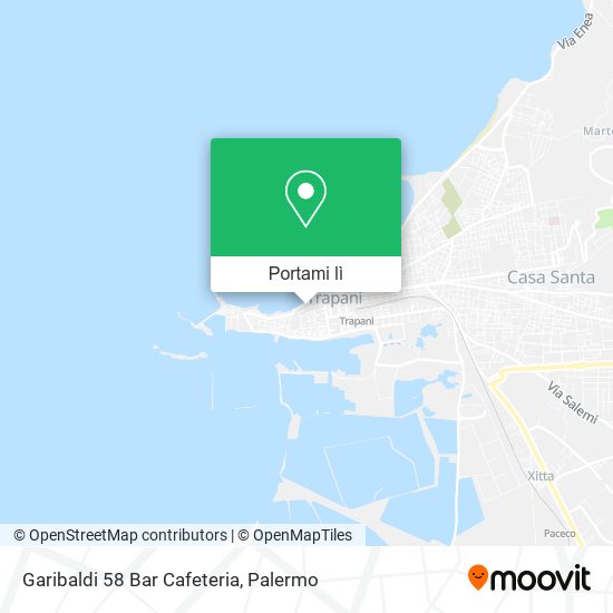 Mappa Garibaldi 58 Bar Cafeteria