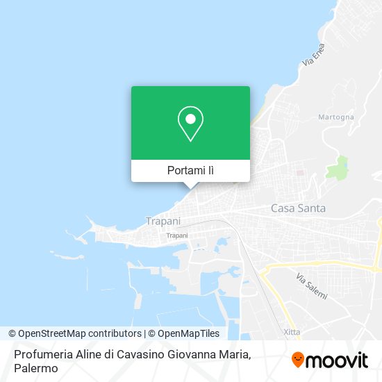 Mappa Profumeria Aline di Cavasino Giovanna Maria