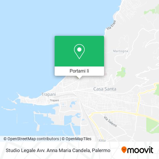 Mappa Studio Legale Avv. Anna Maria Candela