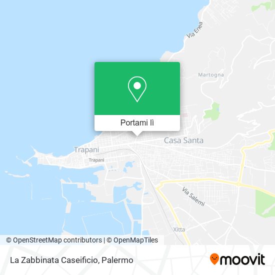 Mappa La Zabbinata Caseificio