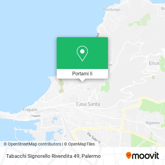Mappa Tabacchi Signorello Rivendita 49