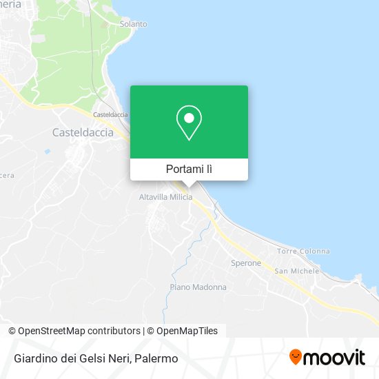 Mappa Giardino dei Gelsi Neri