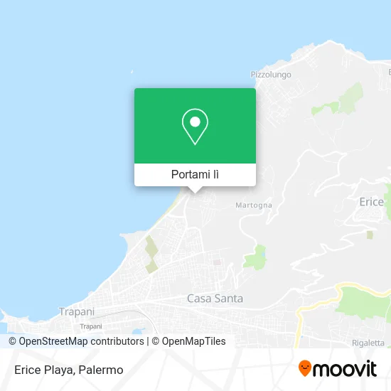 Mappa Erice Playa