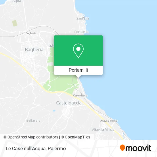 Mappa Le Case sull'Acqua