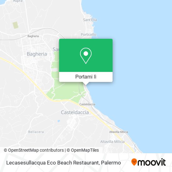 Mappa Lecasesullacqua Eco Beach Restaurant
