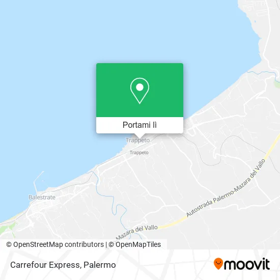 Mappa Carrefour Express