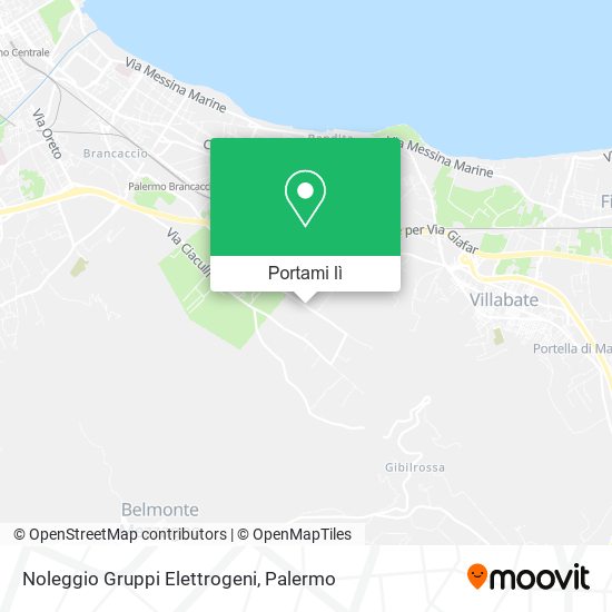 Mappa Noleggio Gruppi Elettrogeni