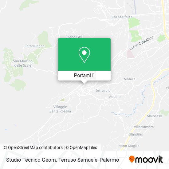 Mappa Studio Tecnico Geom. Terruso Samuele