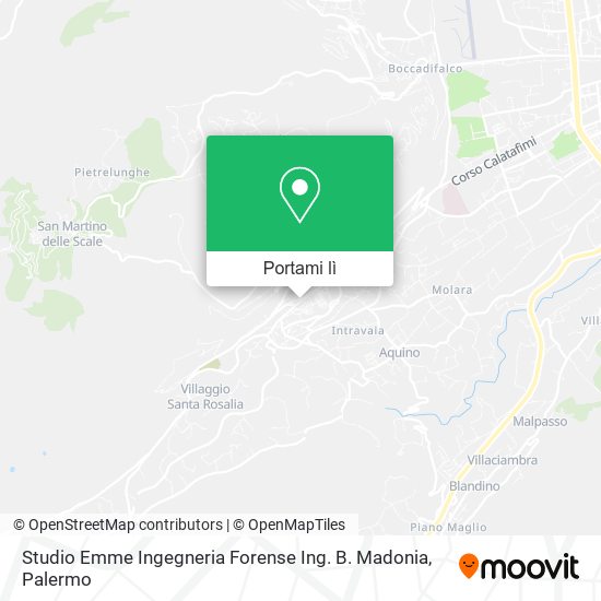 Mappa Studio Emme Ingegneria Forense Ing. B. Madonia