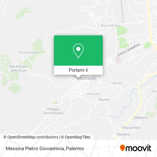 Mappa Messina Pietro Giovannivia