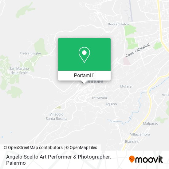 Mappa Angelo Scelfo Art Performer & Photographer