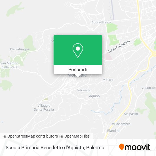 Mappa Scuola Primaria Benedetto d'Aquisto
