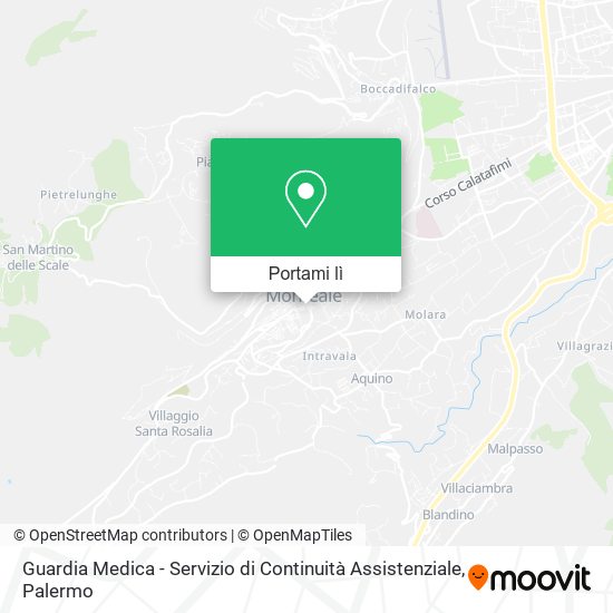 Mappa Guardia Medica - Servizio di Continuità Assistenziale