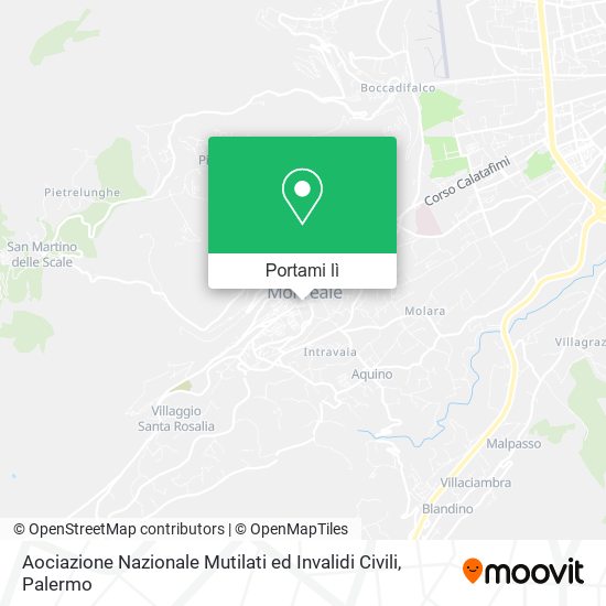 Mappa Aociazione Nazionale Mutilati ed Invalidi Civili