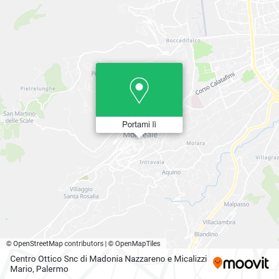 Mappa Centro Ottico Snc di Madonia Nazzareno e Micalizzi Mario