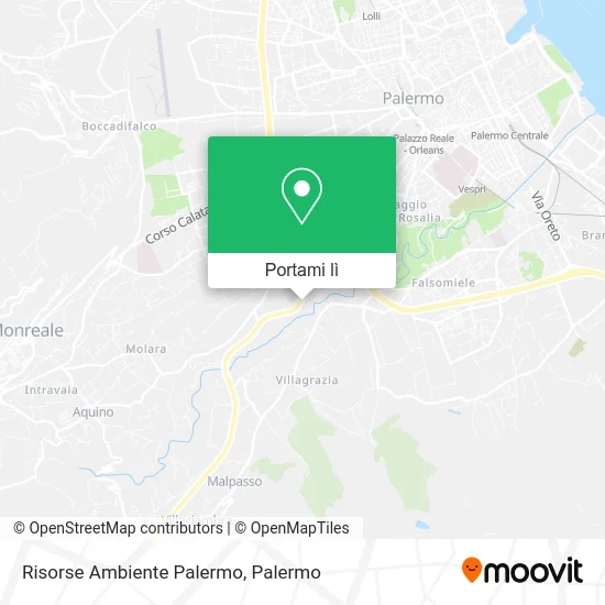 Mappa Risorse Ambiente Palermo