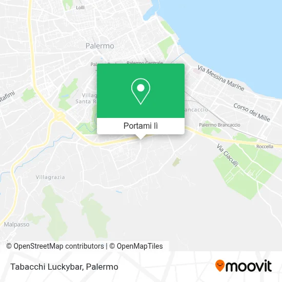 Mappa Tabacchi Luckybar