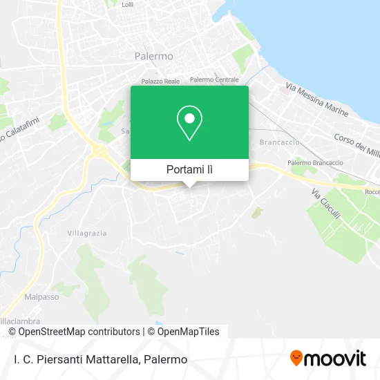 Mappa I. C. Piersanti Mattarella