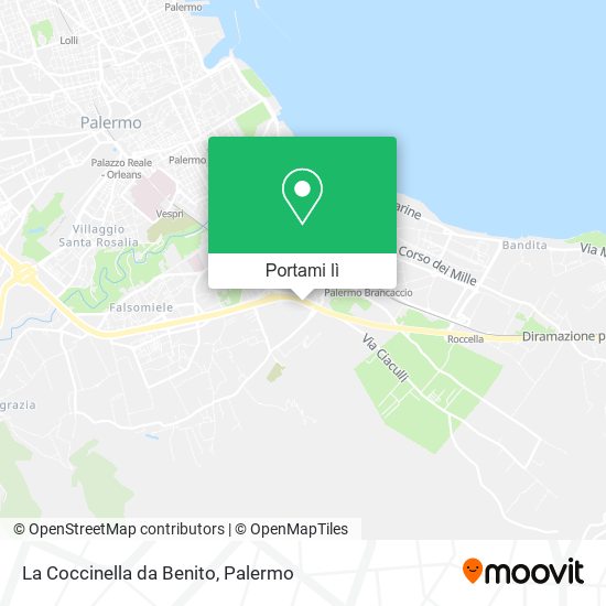 Mappa La Coccinella da Benito