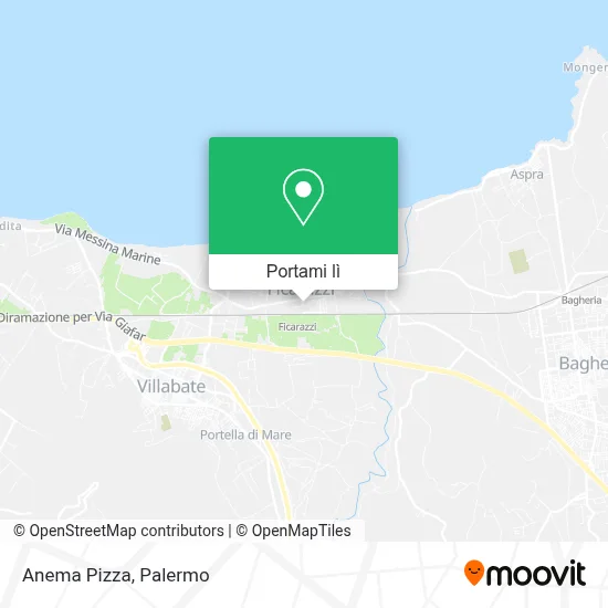 Mappa Anema Pizza