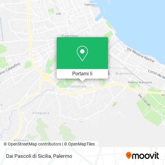 Mappa Dai Pascoli di Sicilia
