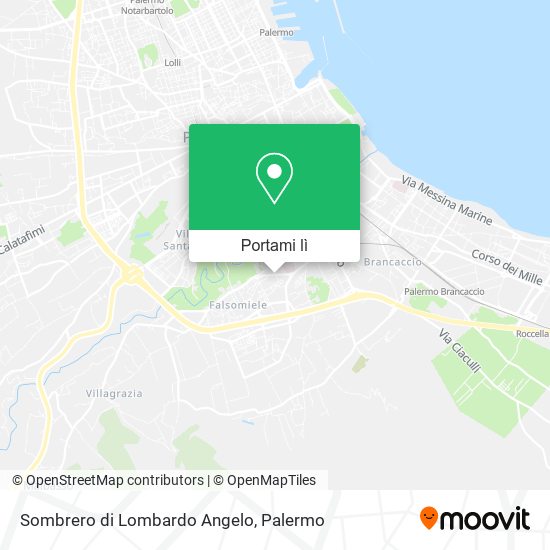 Mappa Sombrero di Lombardo Angelo