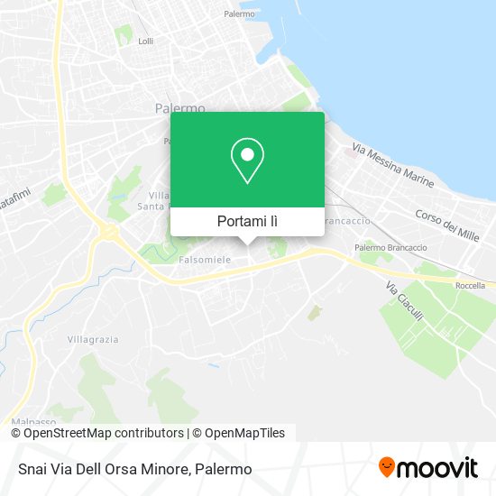 Mappa Snai Via Dell Orsa Minore
