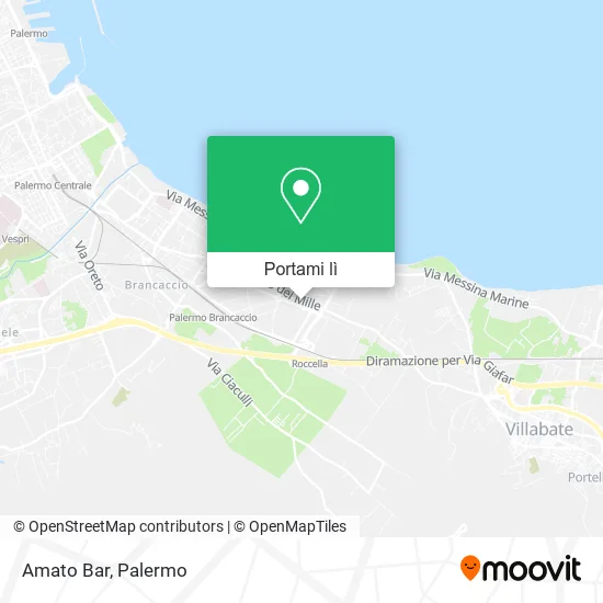 Mappa Amato Bar