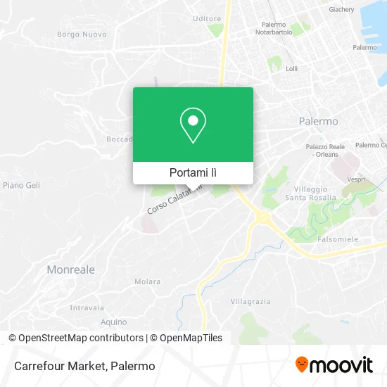 Mappa Carrefour Market