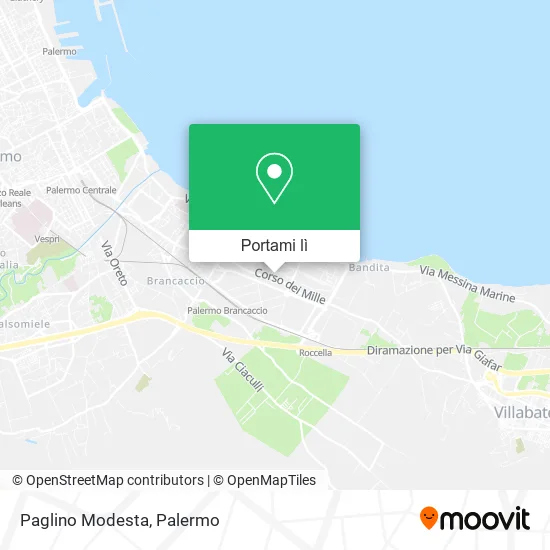 Mappa Paglino Modesta