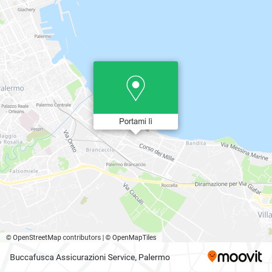 Mappa Buccafusca Assicurazioni Service