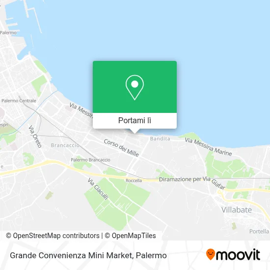 Mappa Grande Convenienza Mini Market