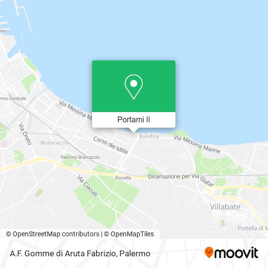 Mappa A.F. Gomme di Aruta Fabrizio