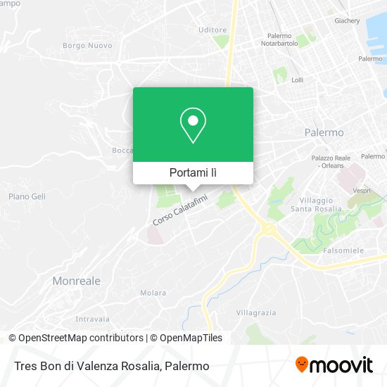 Mappa Tres Bon di Valenza Rosalia
