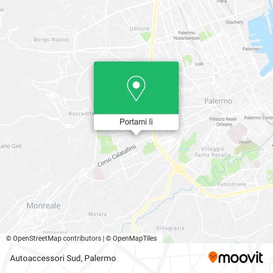 Mappa Autoaccessori Sud