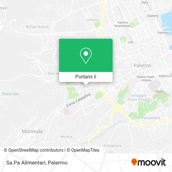 Mappa Sa.Pa Alimentari