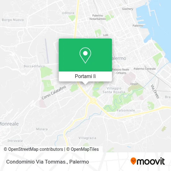 Mappa Condominio Via Tommas.