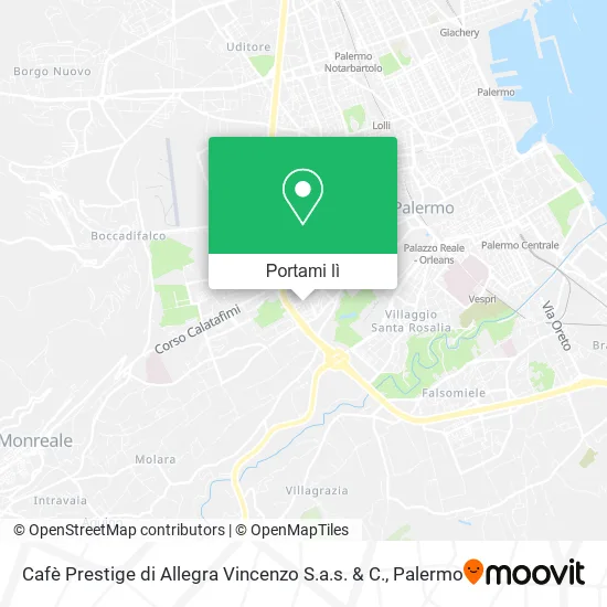 Mappa Cafè Prestige di Allegra Vincenzo S.a.s. & C.