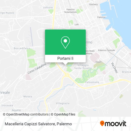 Mappa Macelleria Capizzi Salvatore