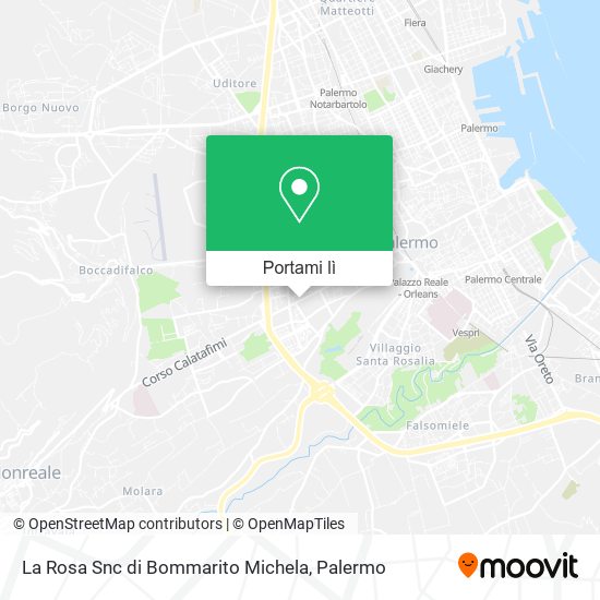 Mappa La Rosa Snc di Bommarito Michela