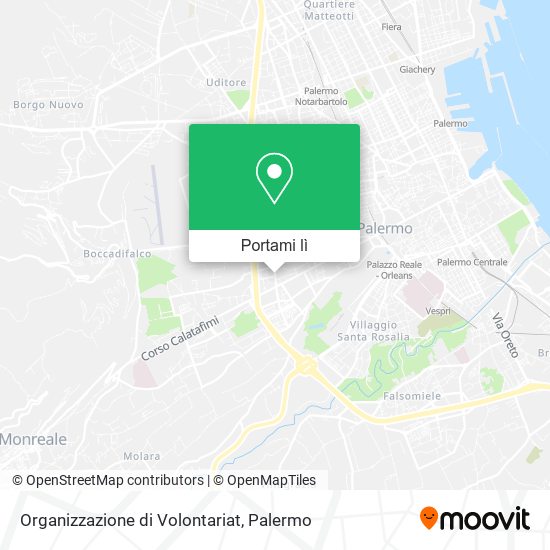 Mappa Organizzazione di Volontariat