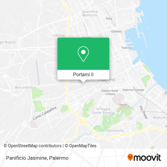 Mappa Panificio Jasmine