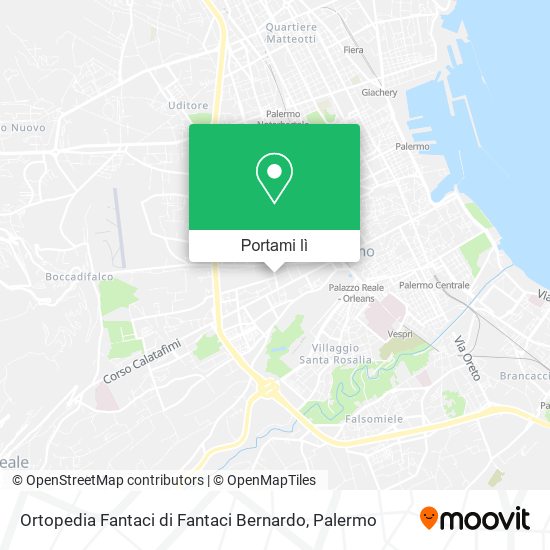 Mappa Ortopedia Fantaci di Fantaci Bernardo