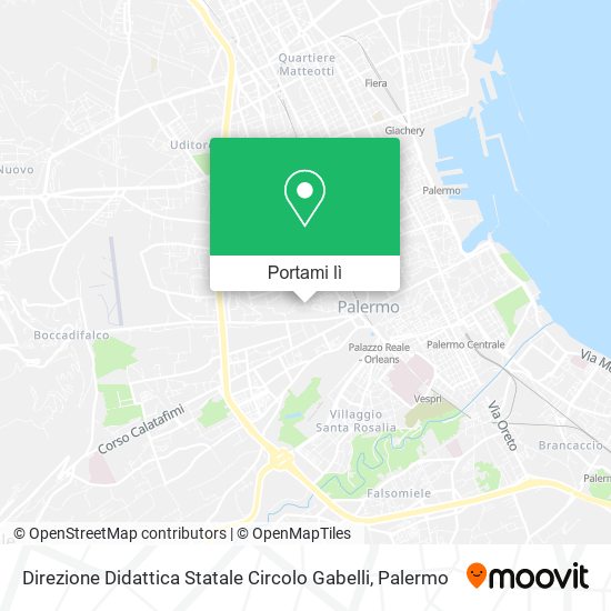 Mappa Direzione Didattica Statale Circolo Gabelli