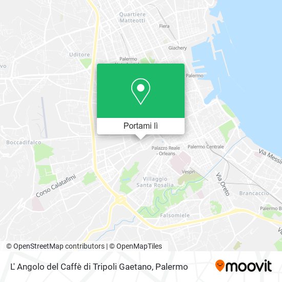 Mappa L' Angolo del Caffè di Tripoli Gaetano